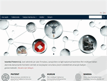 Tablet Screenshot of istanbulpatent.com